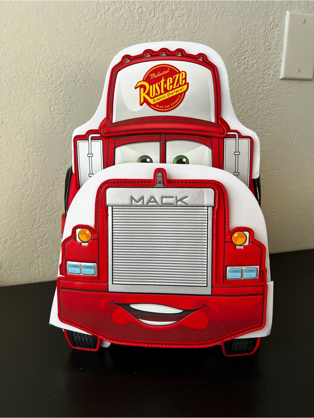 Loungefly Disney Pixar Cars Mack Truck Glow In The Dark Mini Backpack NWT
